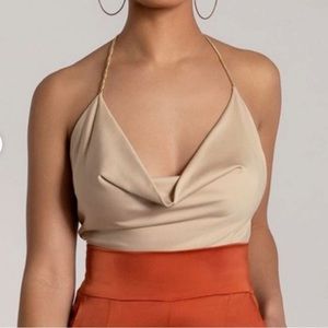 Meshki Chain Halter Bodysuit